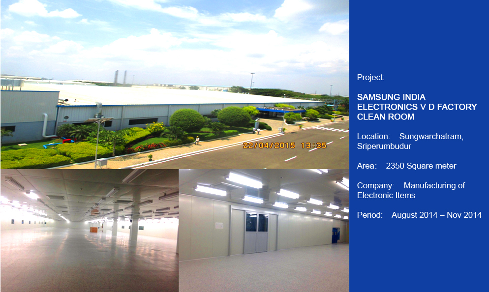 SAMSUNG INDIA ELECTRONICS V D FACTORY CLEAN ROOM